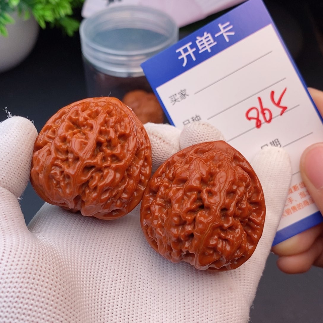 文玩核桃把件40凤凰台865