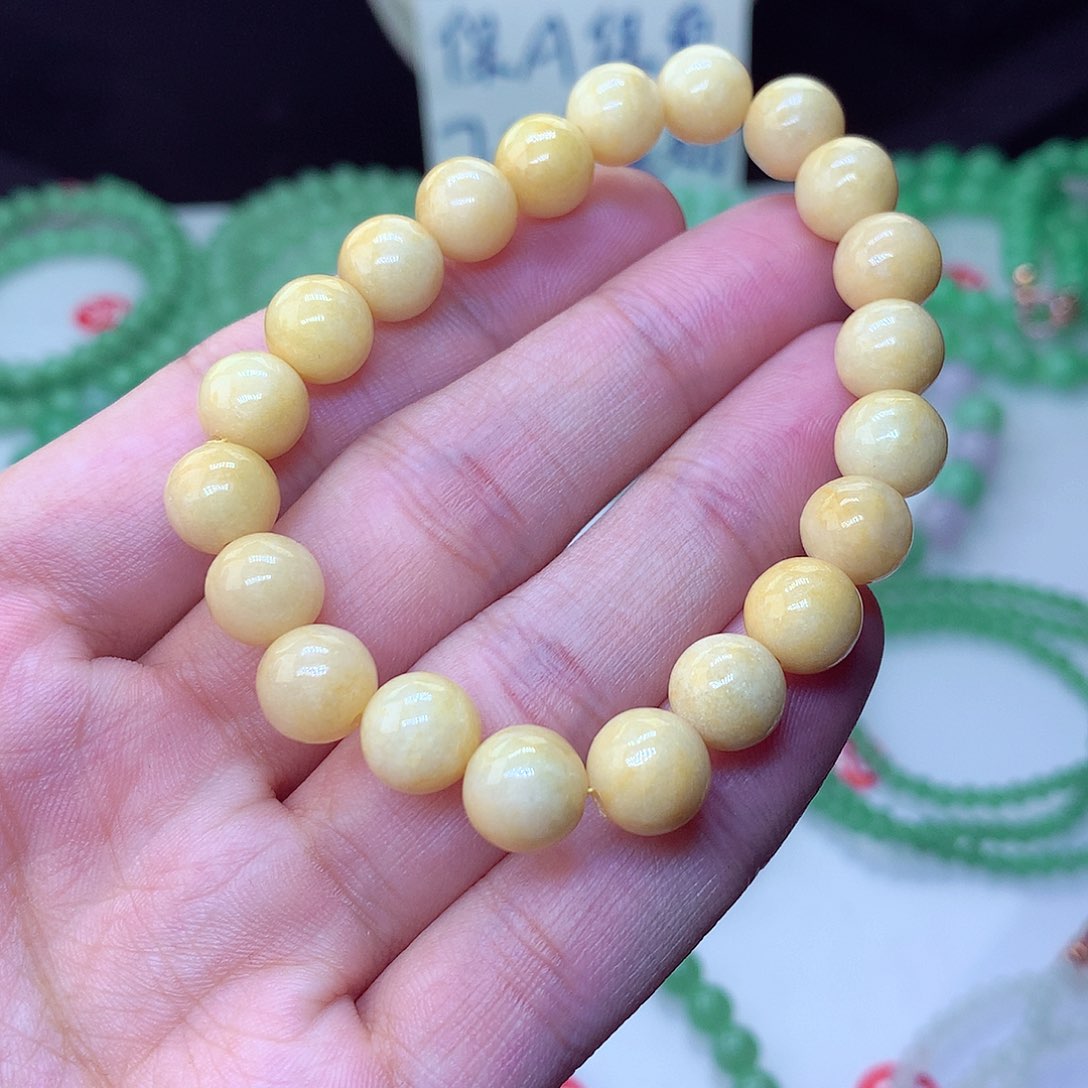 翡翠毛衣链未镶嵌