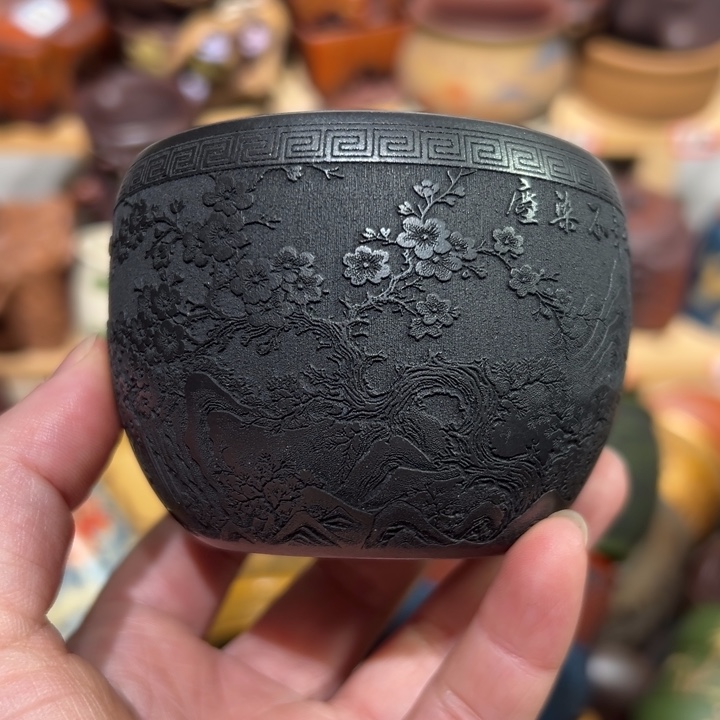 紫砂茶杯宜兴紫砂主人杯