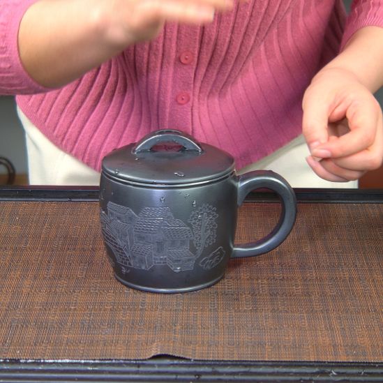 紫砂茶杯高货放漏