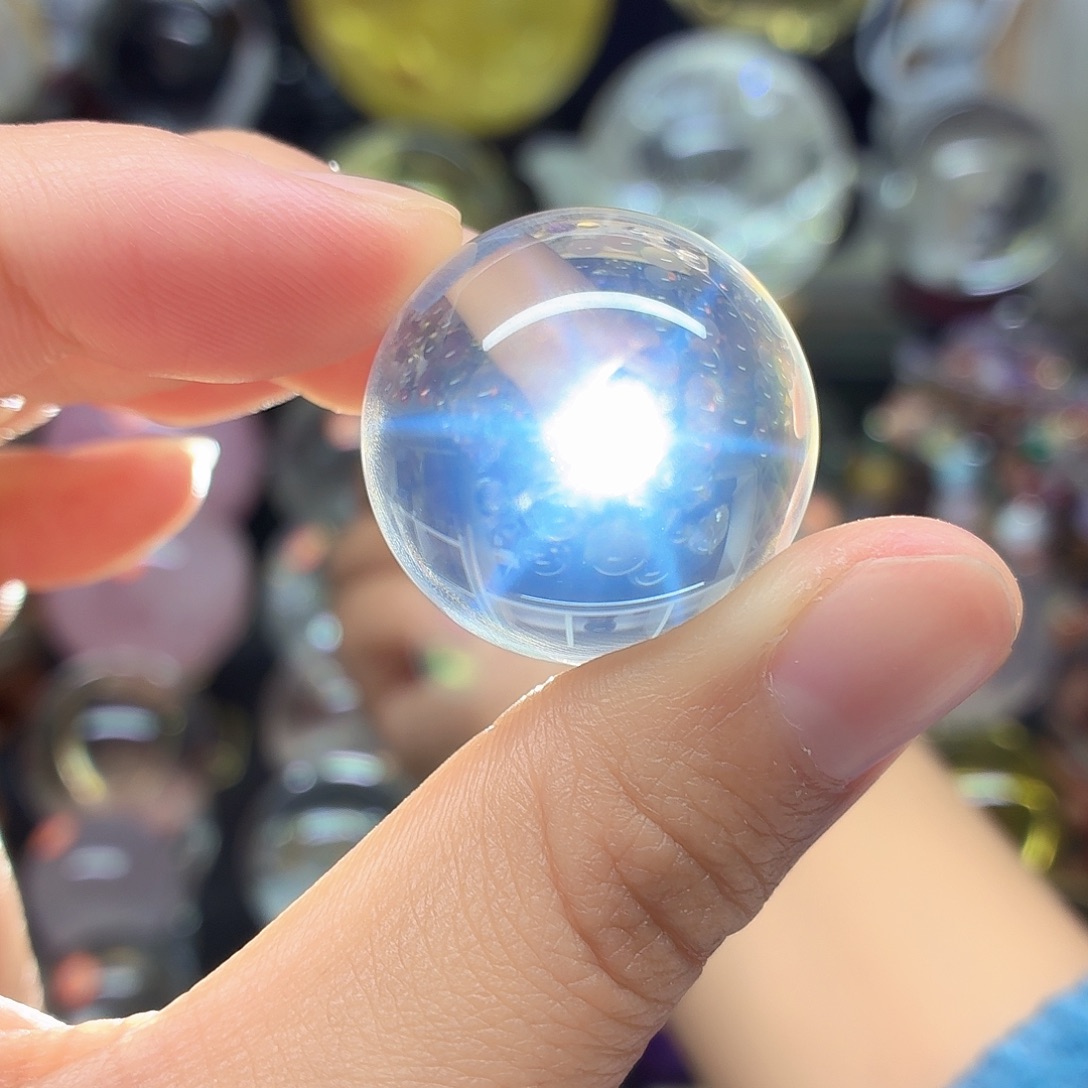 珠宝半成品水晶未镶嵌净体六芒星285