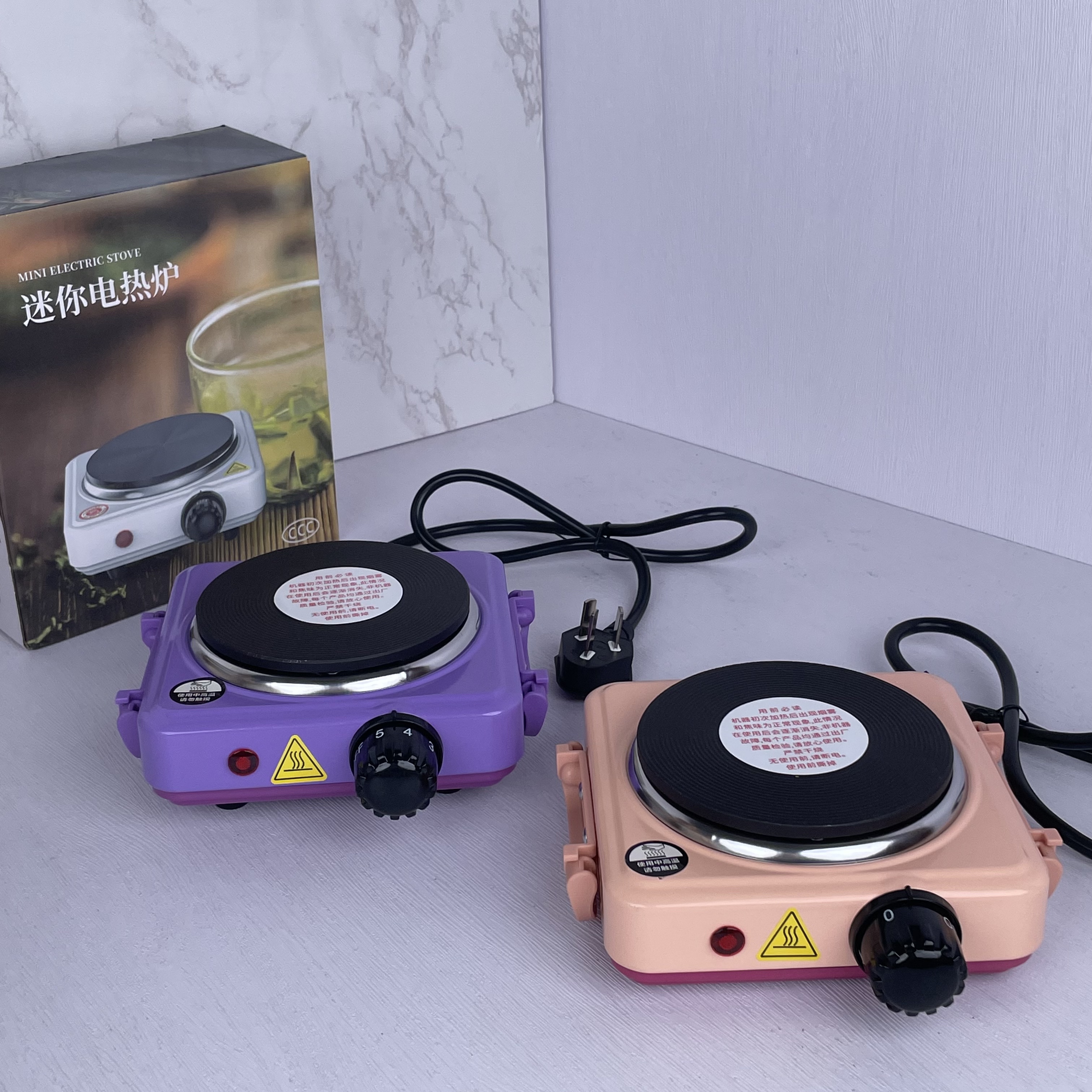 500W纯色配套器具电炉家用电磁炉水炉煮水保温电热炉