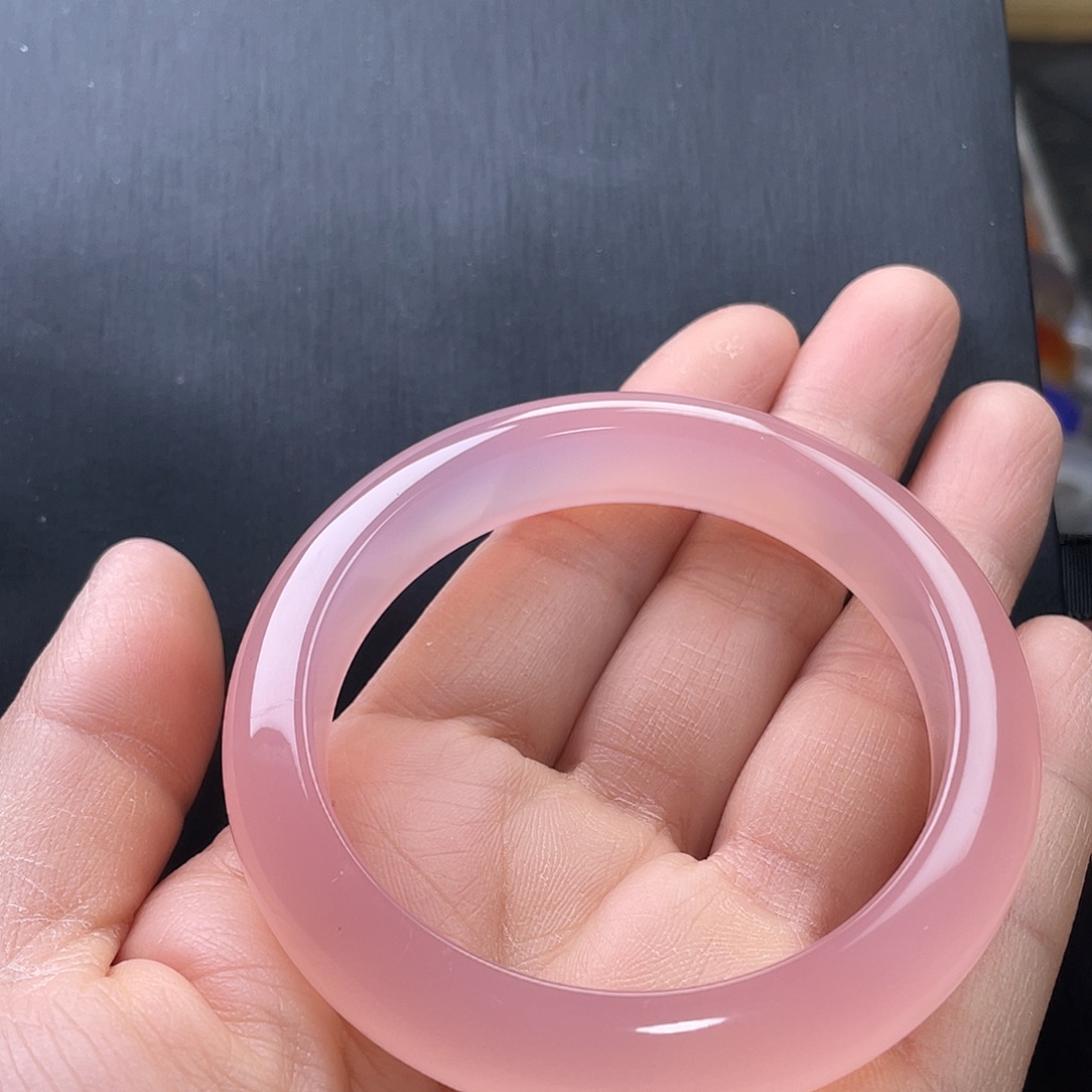 玛瑙/玉髓未镶嵌手镯54圈口