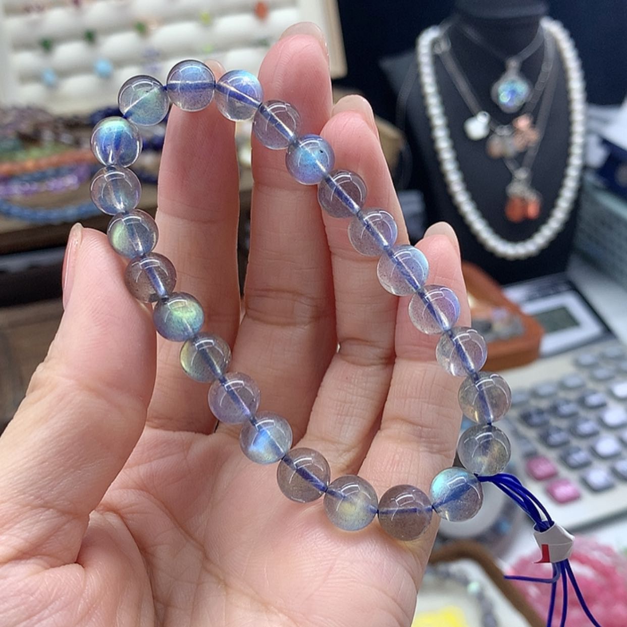【闪购商品】长石手串未镶嵌邓*夏手串