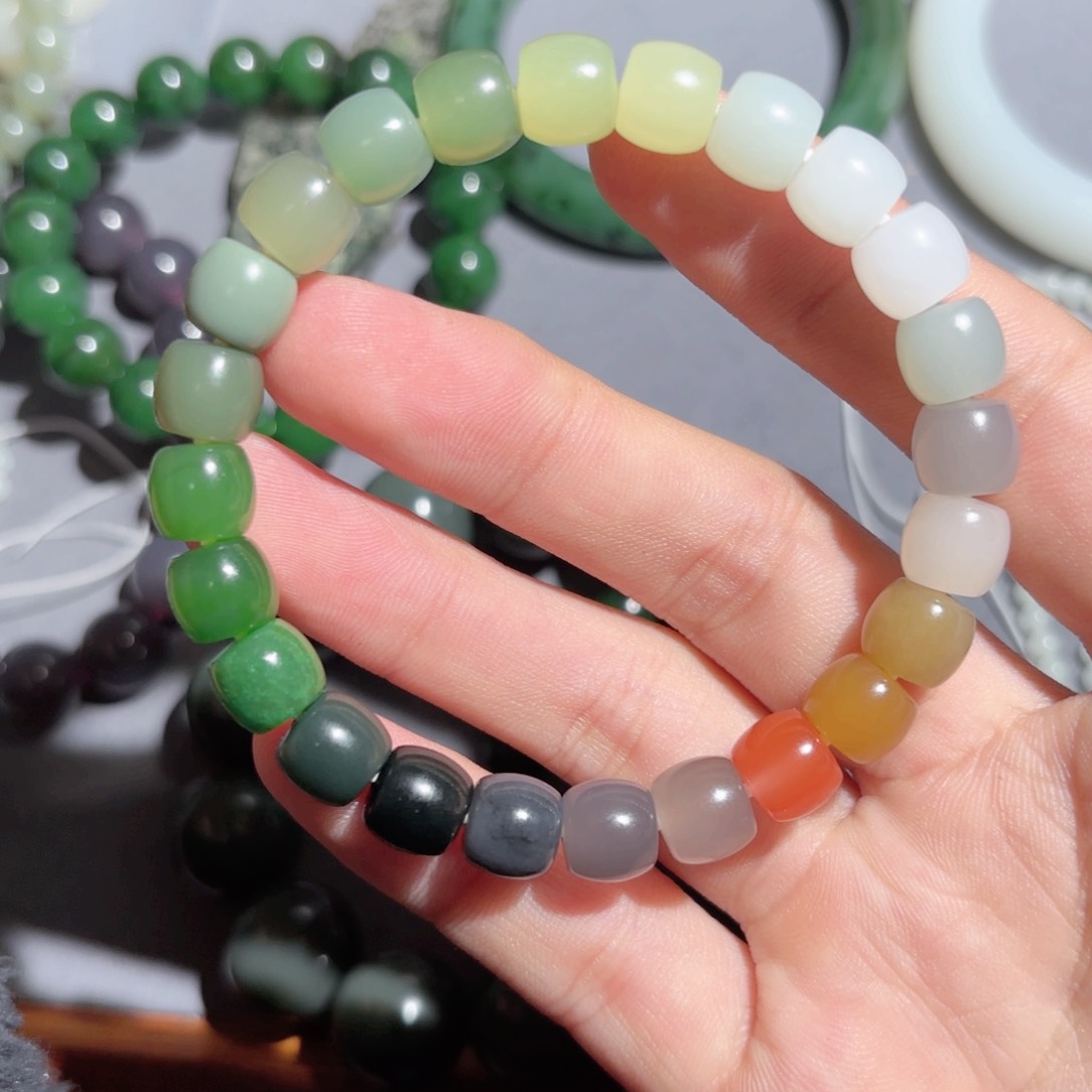 和田玉手链未镶嵌