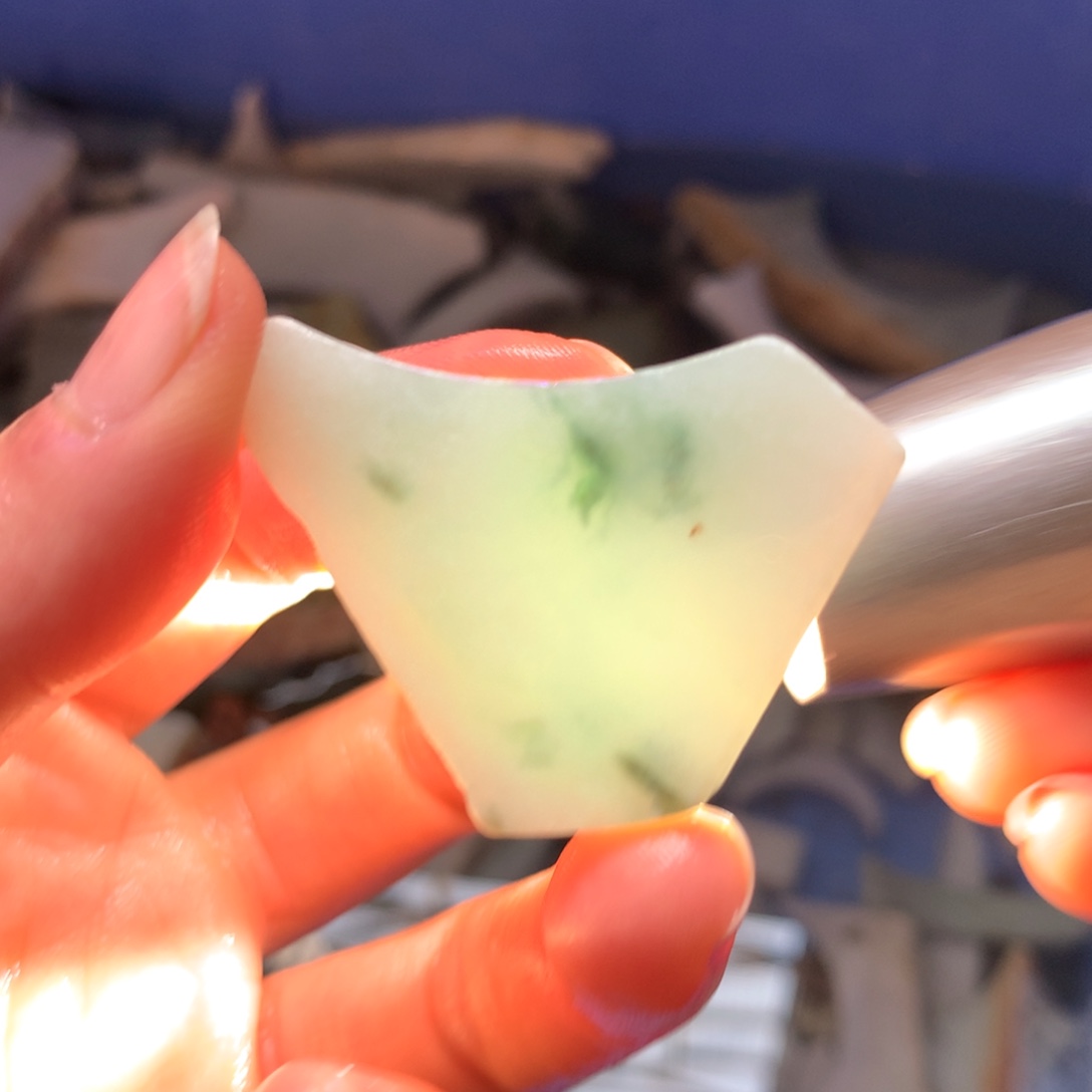 翡翠裸石翡翠边角料