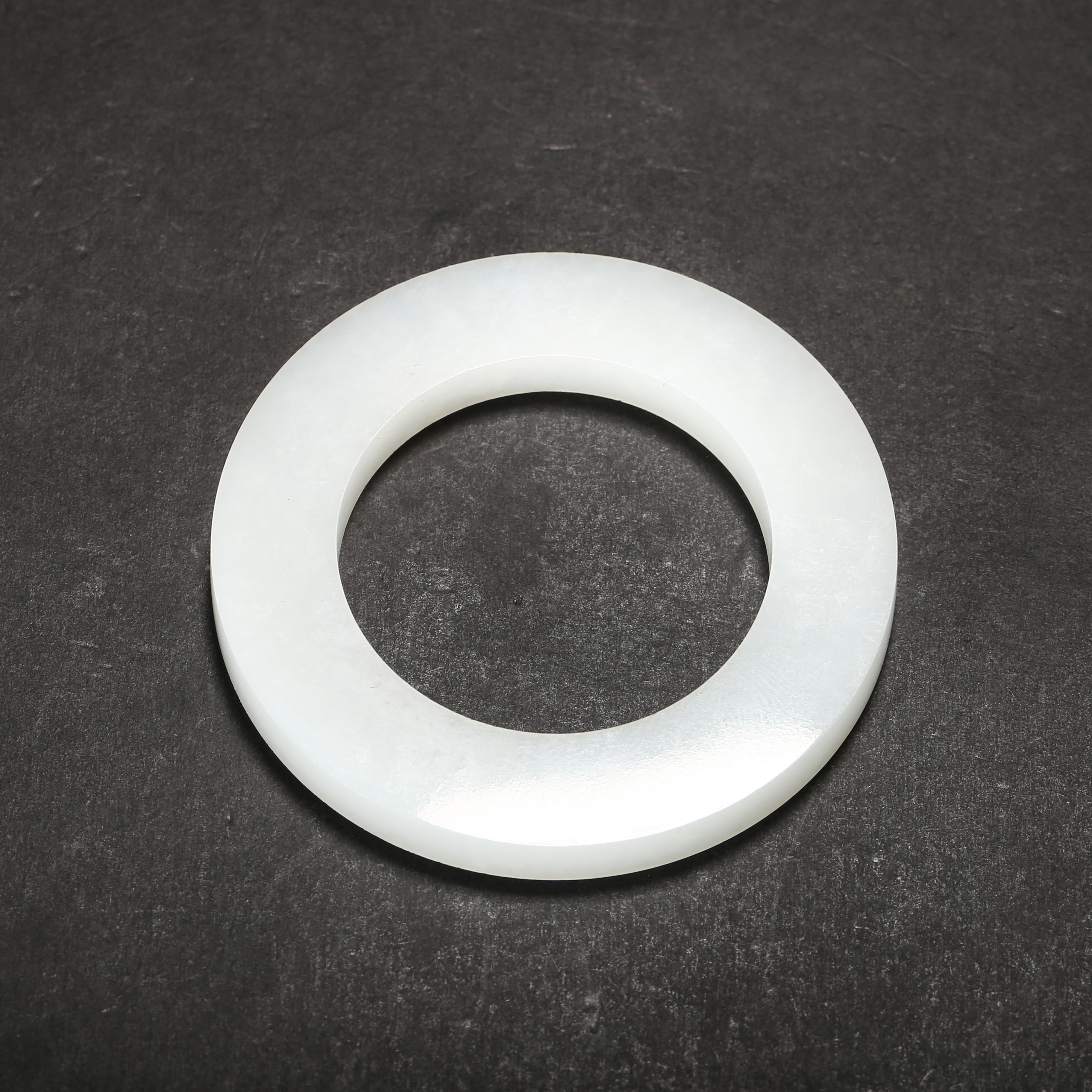 清代*白玉环/13ALG0780/和田玉【北京文博】