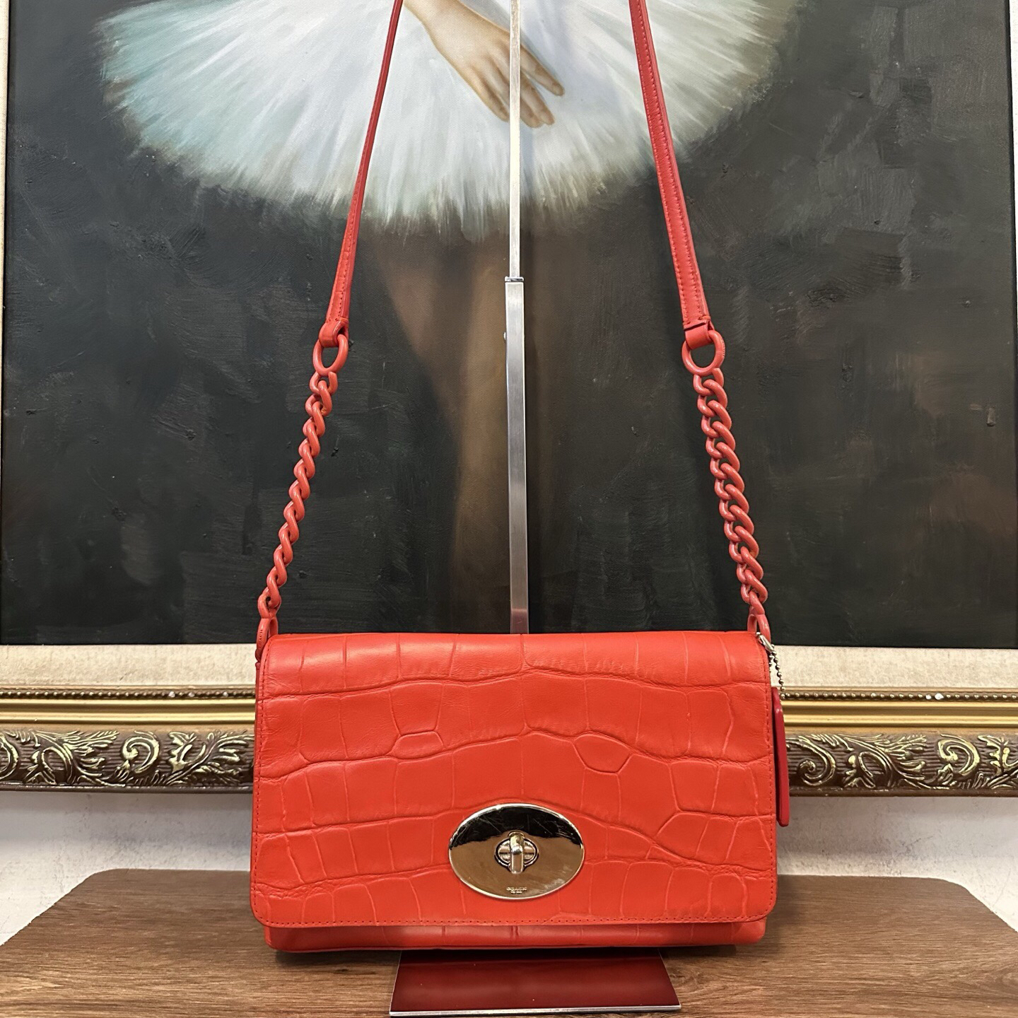 95新 COACH/蔻驰 coach蔻驰单肩包/002964/尺寸22*13