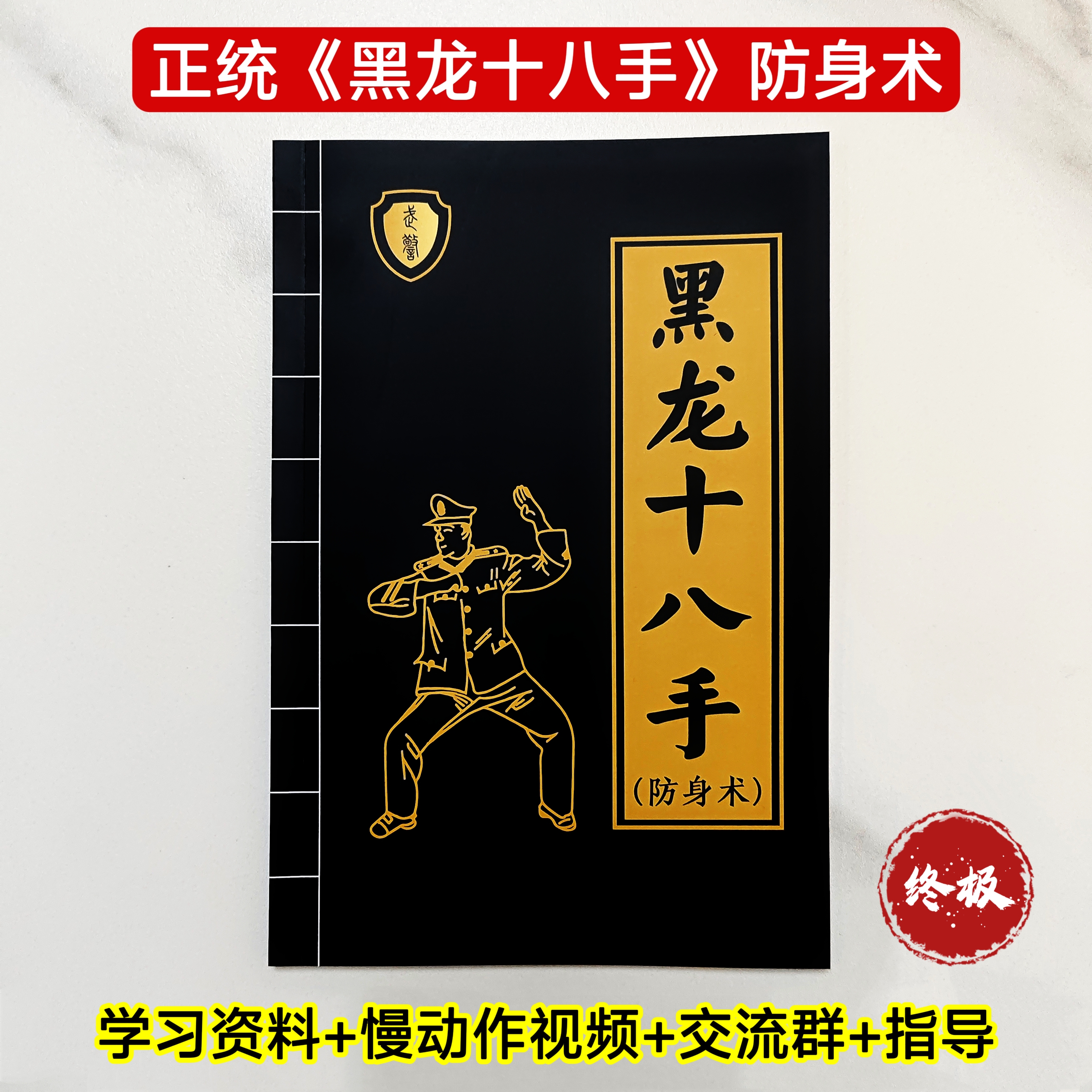 系统《黑龙十八手》防身术+视频教学+学员群+指导 擒拿格斗功夫