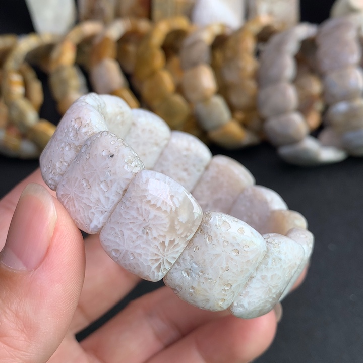 【闪购商品】硅化珊瑚（珊瑚玉）手链未镶嵌