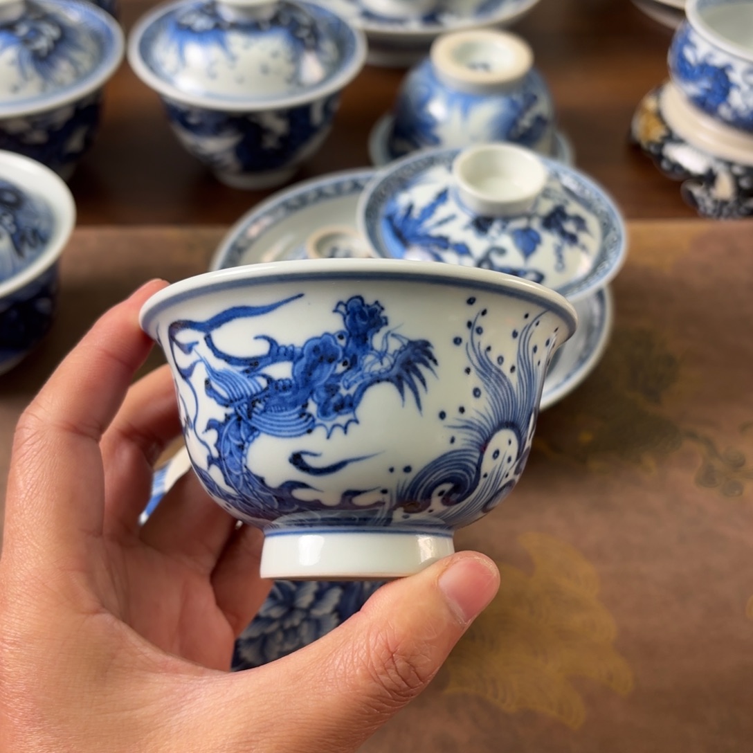 陶瓷摆件景德镇手绘茶器