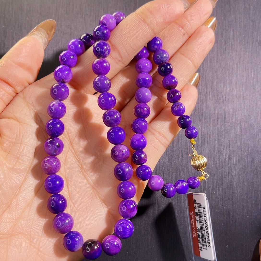 苏纪石（舒俱来）项链k金未镶嵌