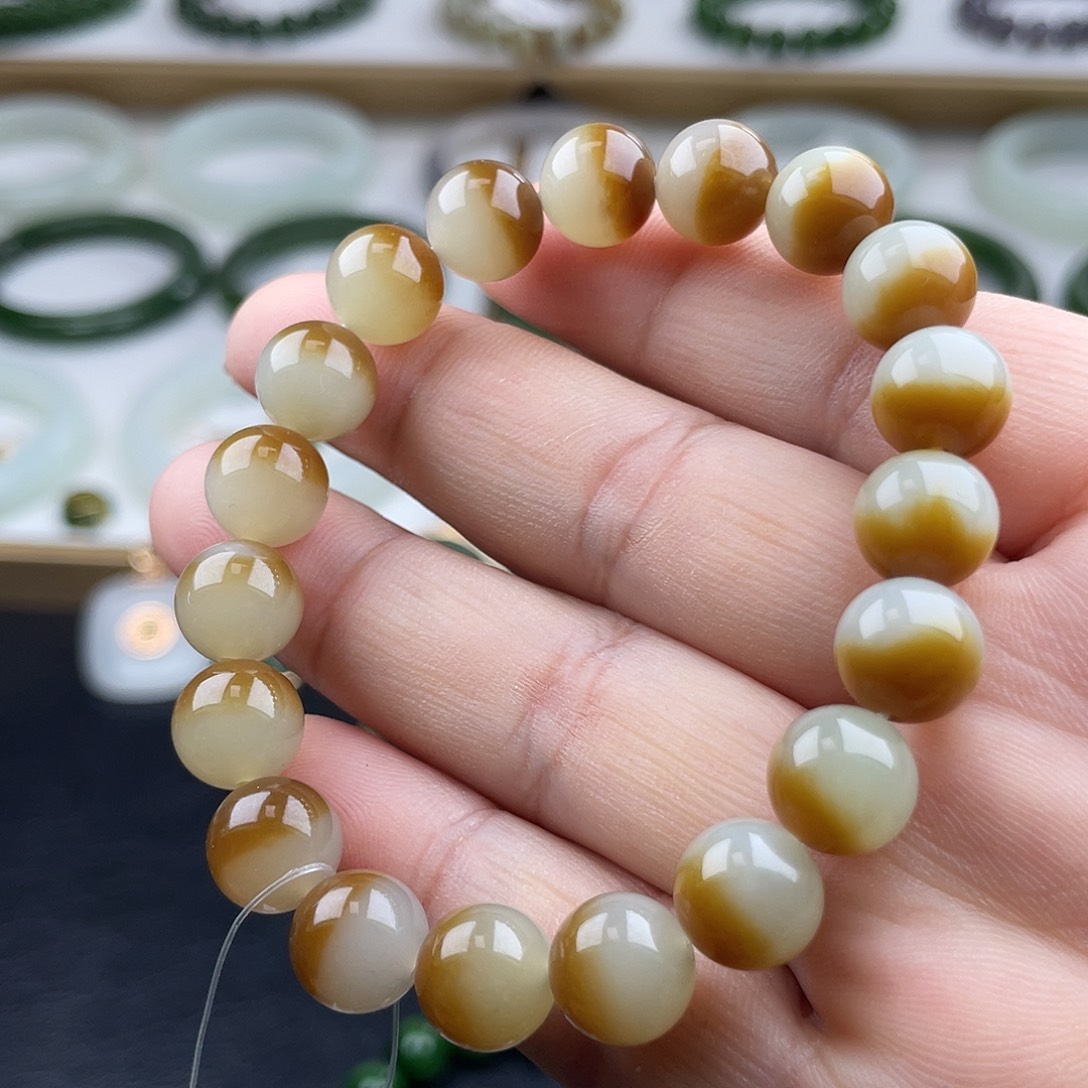 和田玉（糖玉）手串未镶嵌