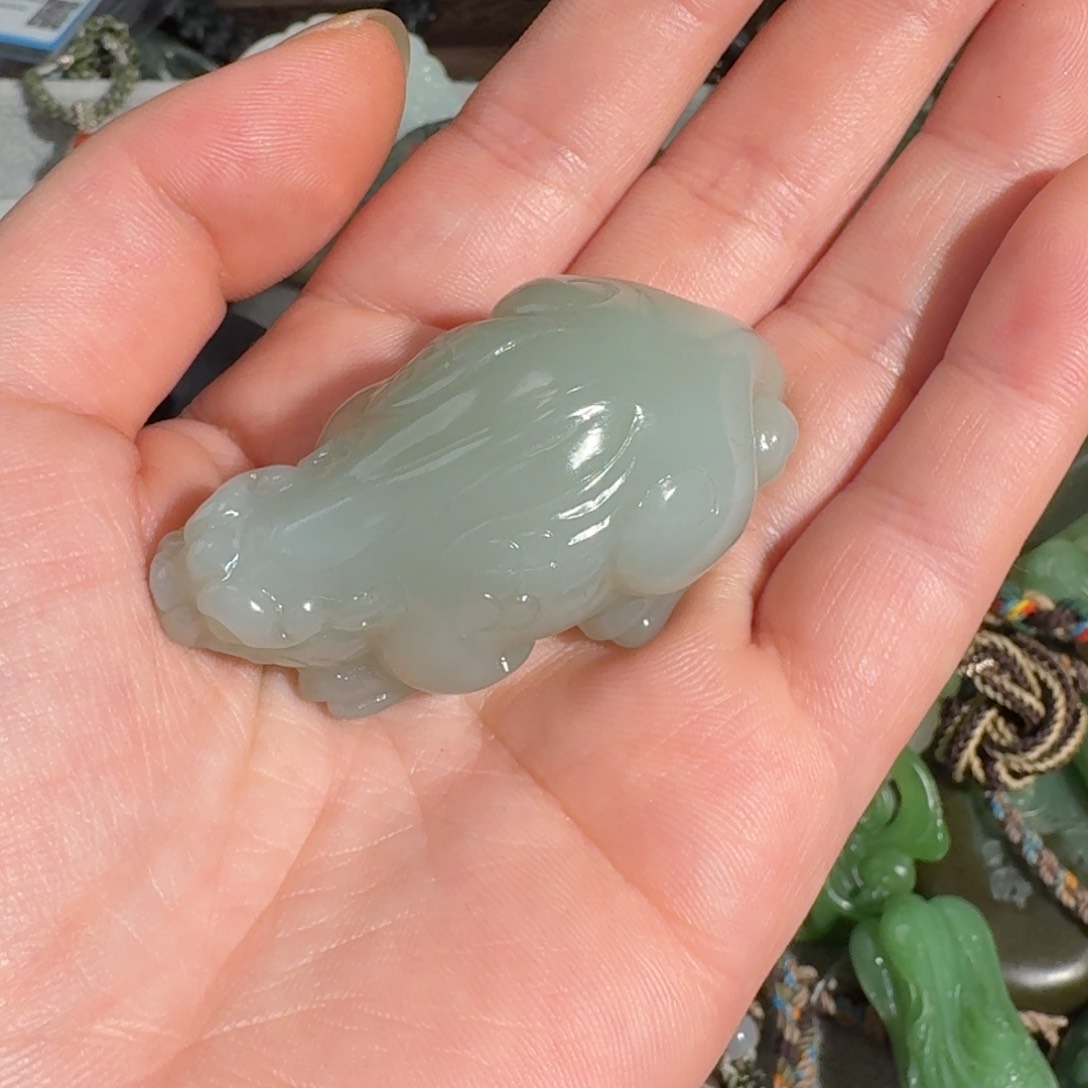 和田玉挂件未镶嵌兰****席