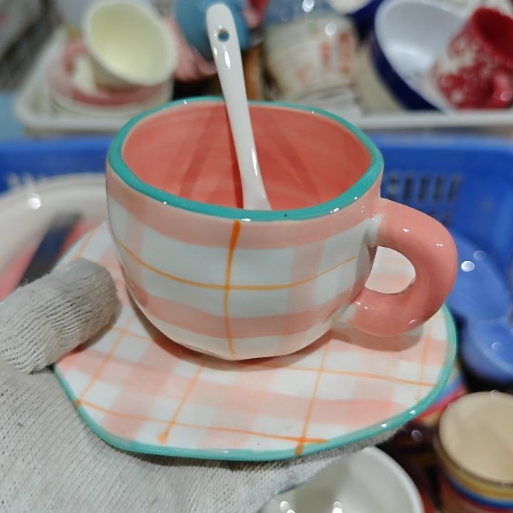 杯陶瓷杯碗盘微瑕疵介意慎拍