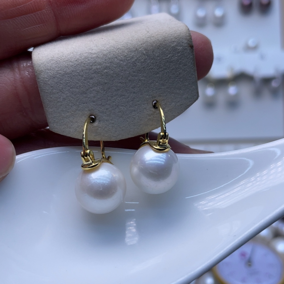 未镶嵌耳饰淡水珍珠
