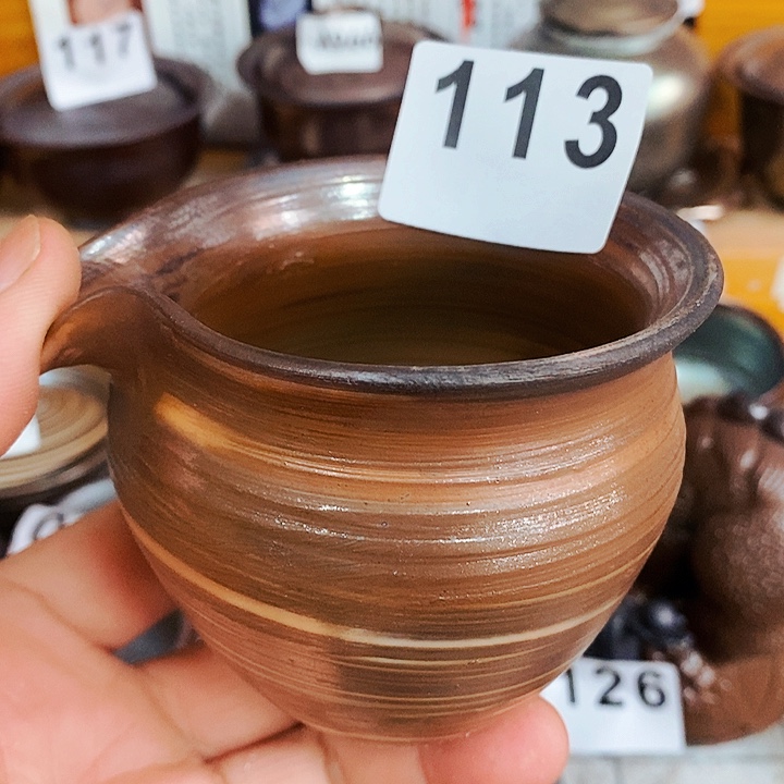 紫砂茶杯柴烧纯手工113