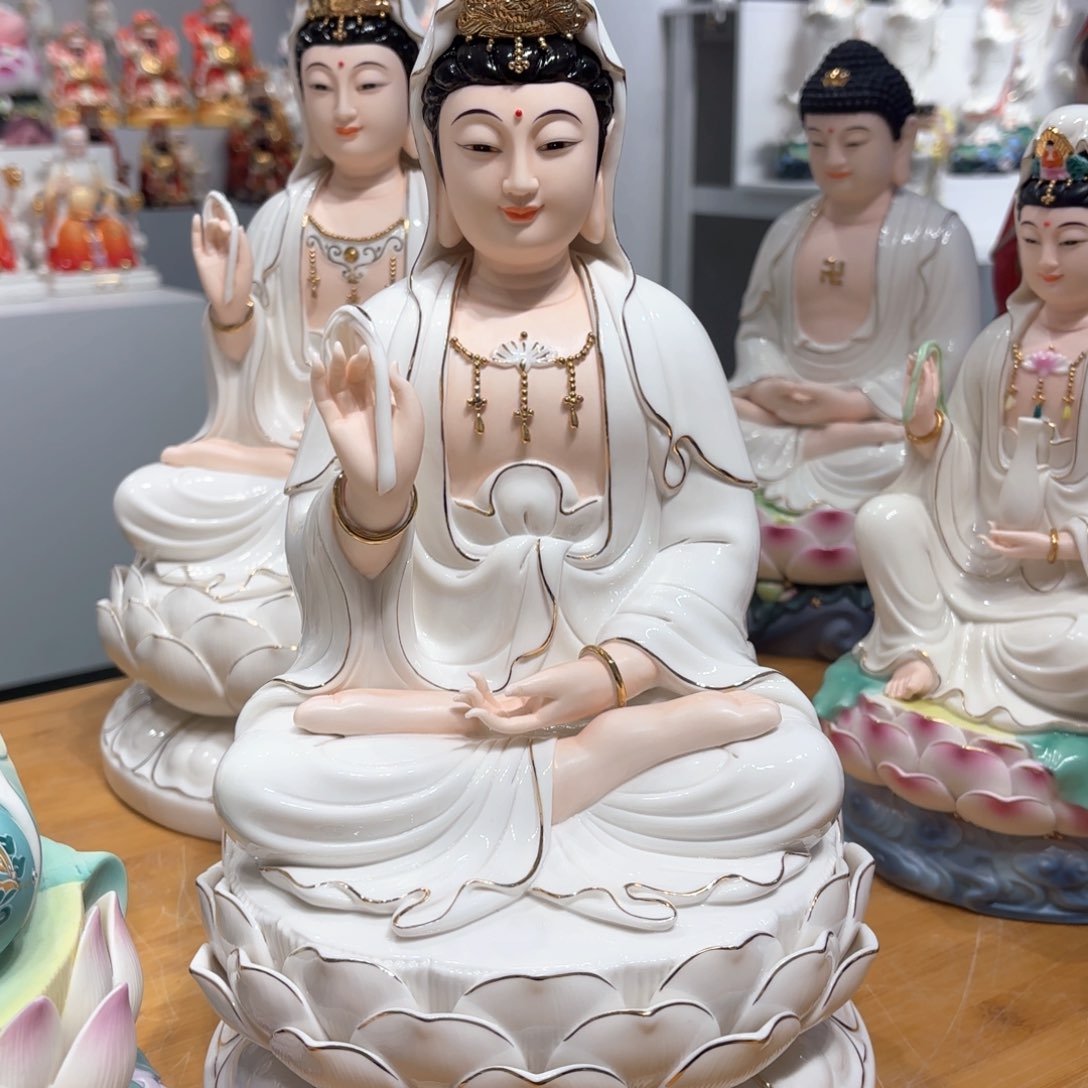 【闪购商品】摆件瓷摆件观音12吋