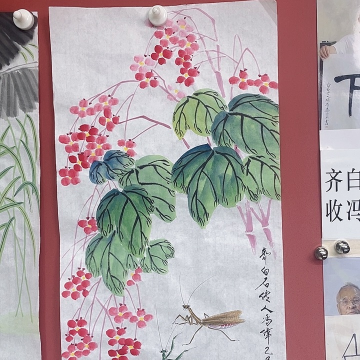 国画冯老师手绘作品