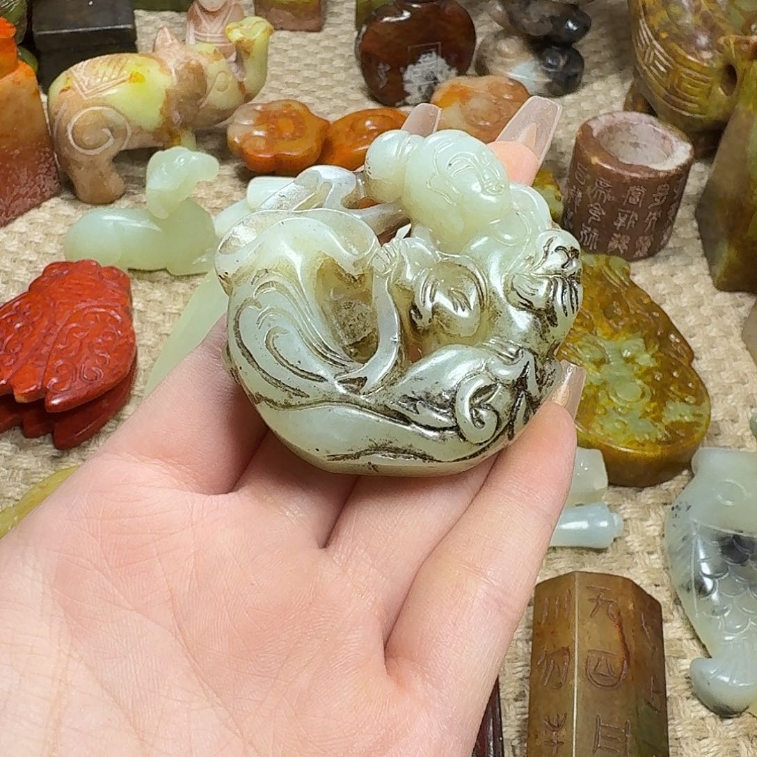 白玉菩提吊坠挂件