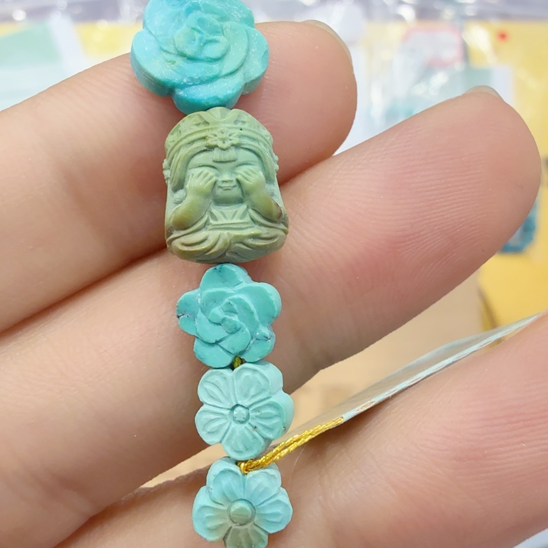 绿松石未镶嵌配饰