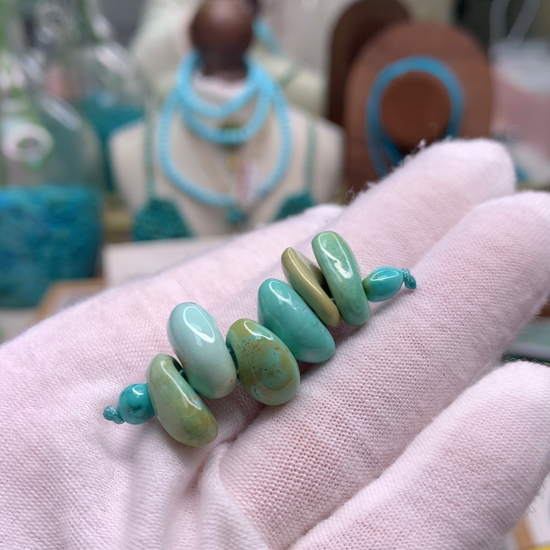 绿松石未镶嵌配饰