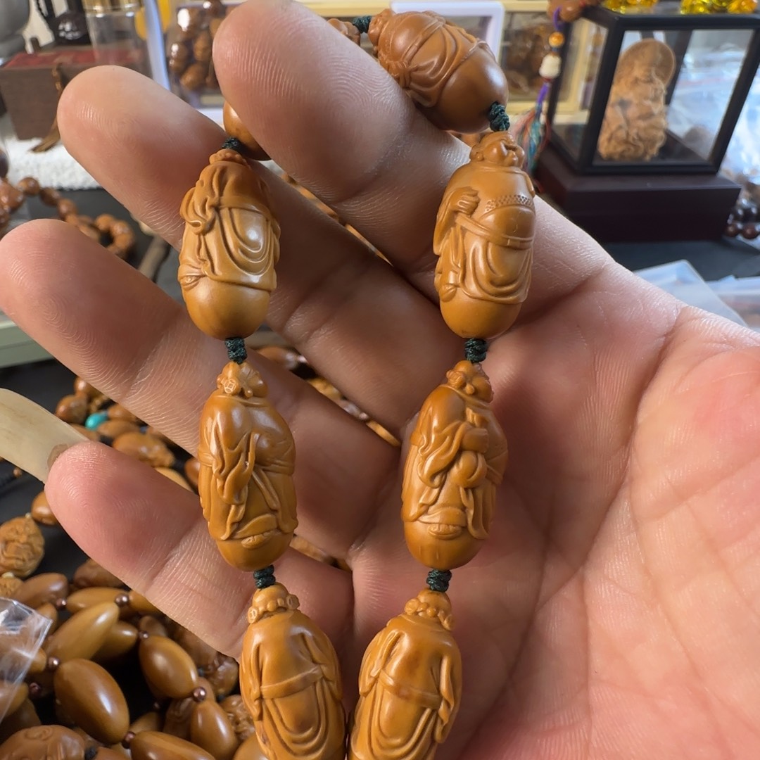 好***意橄榄核手串/手链财神