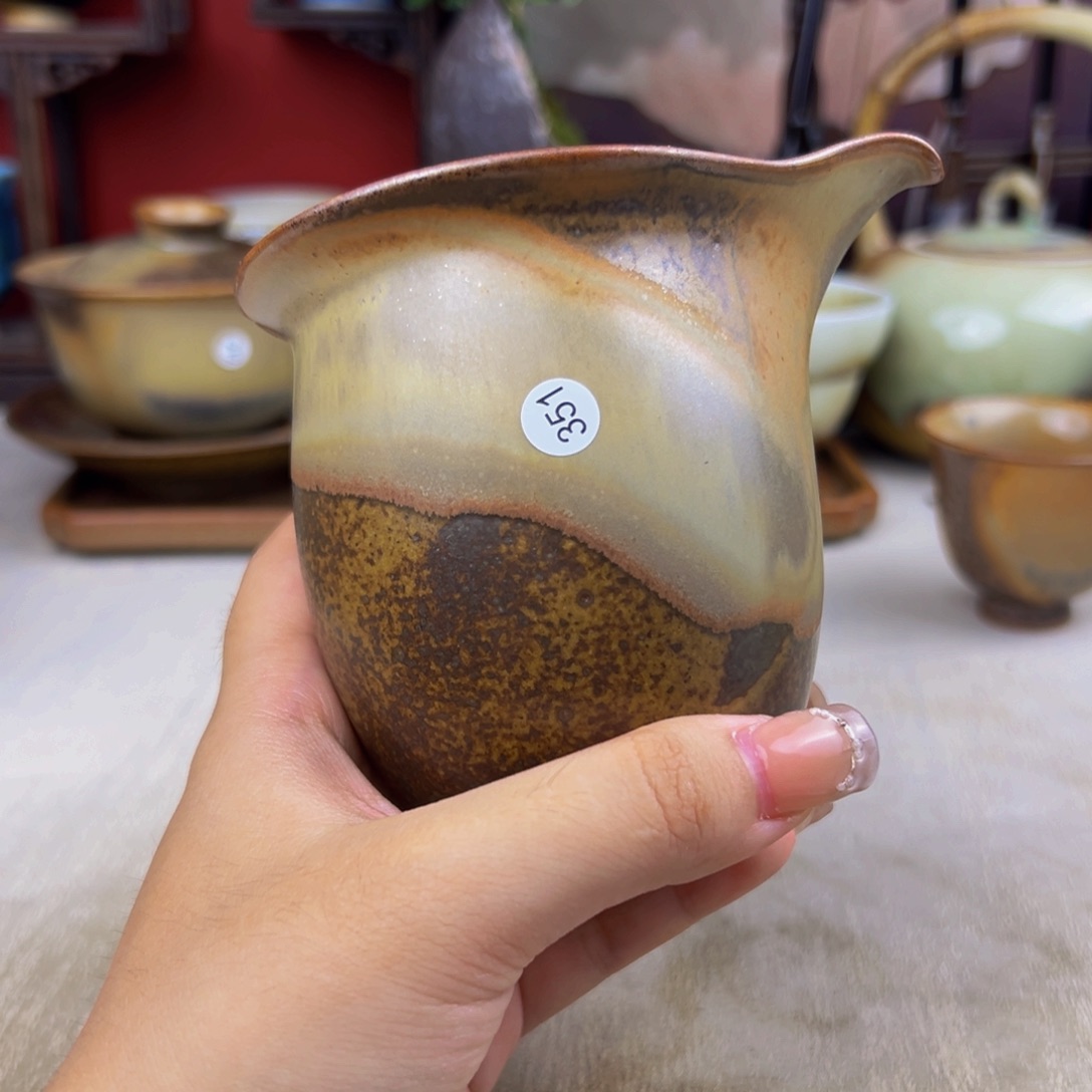 杯纯手工柴烧主人杯