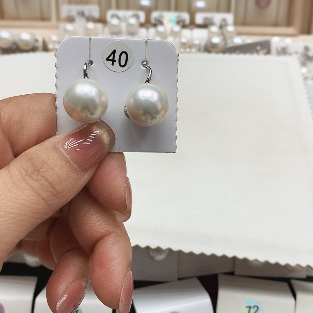 银S925镶嵌颈饰淡水珍珠