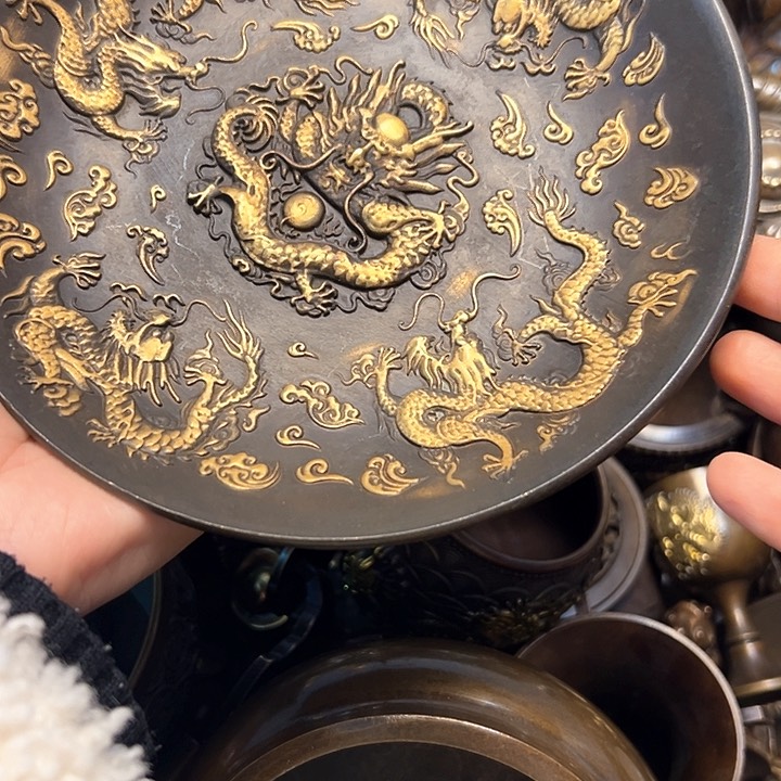 铜器摆件老王直播间