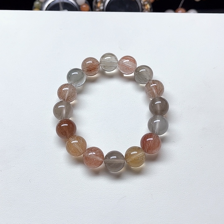 手链未镶嵌水晶兔毛手链