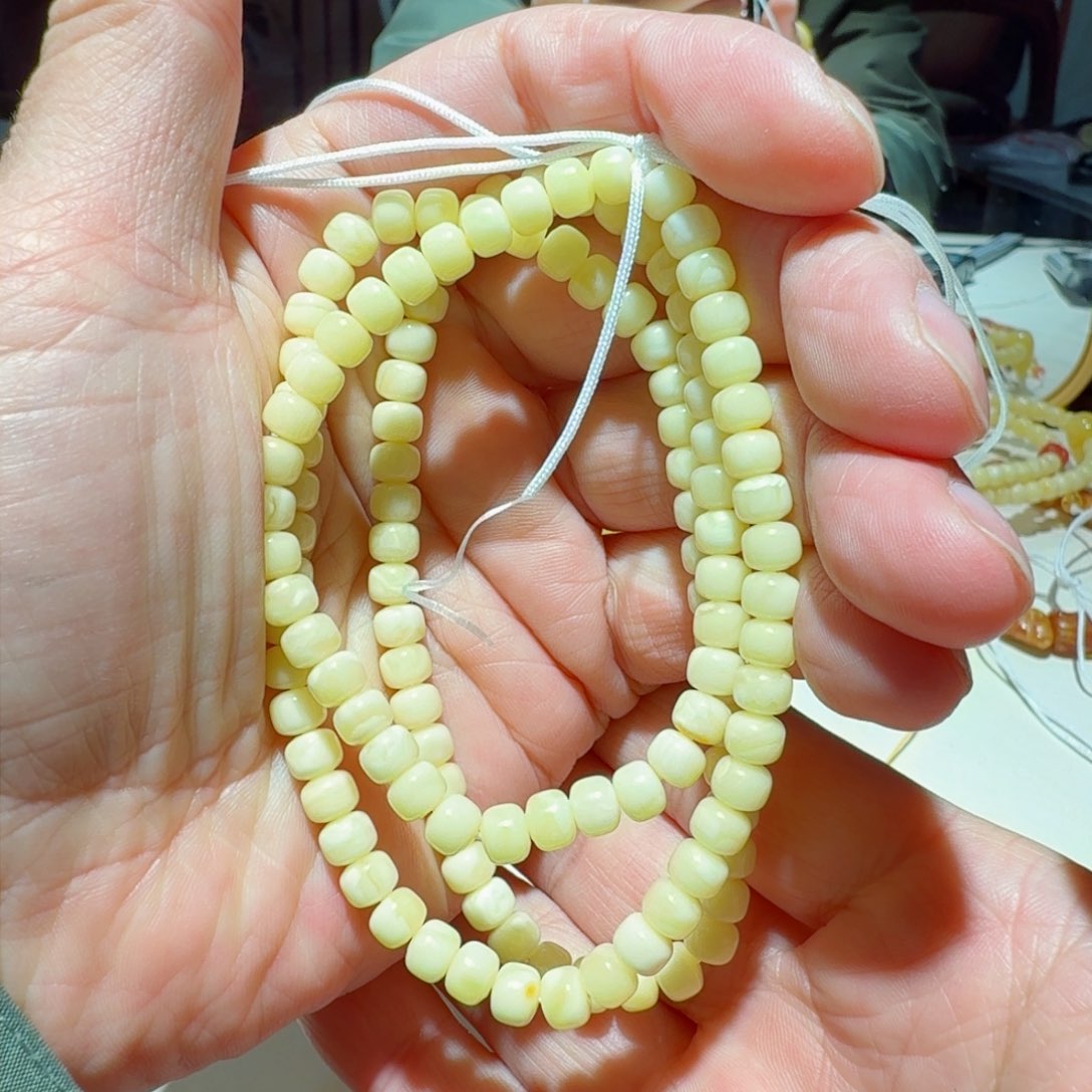 蜜蜡手串未镶嵌琥珀蜜蜡手链6mm