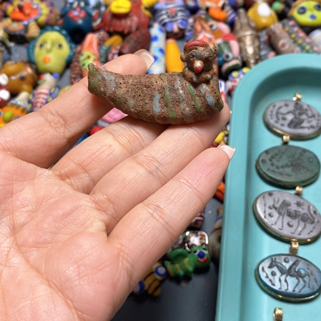 琉璃颈饰印度尼西亚加油鸭