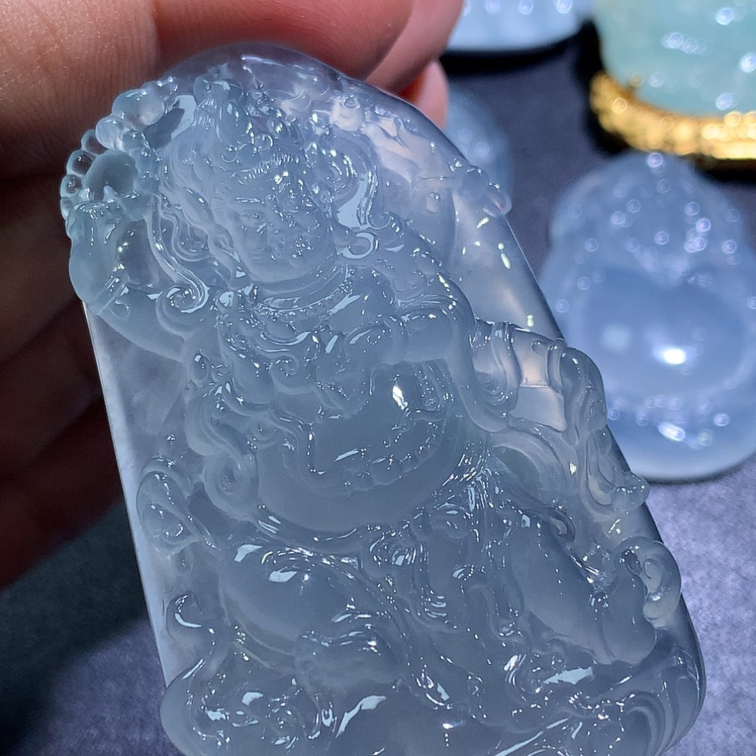 翡翠未镶嵌挂件翡翠大黑天