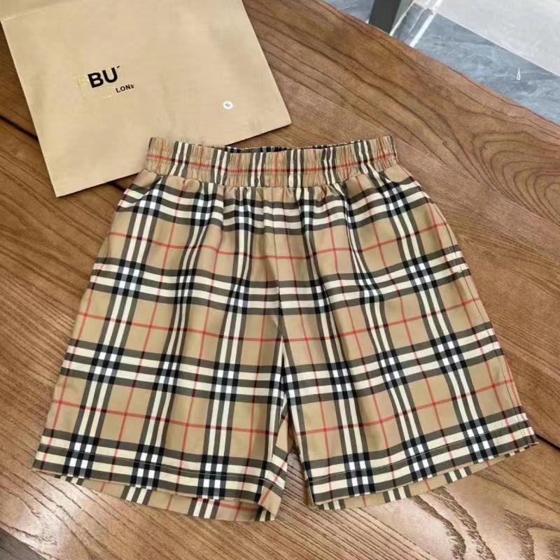 夏季休闲百搭经典格子男女同款五分裤