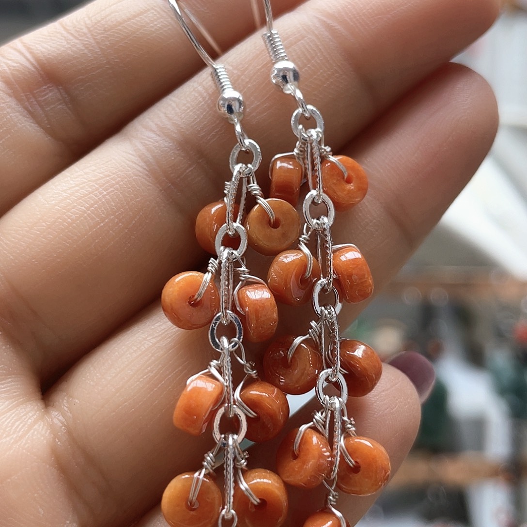 翡翠未镶嵌颈饰耳坠