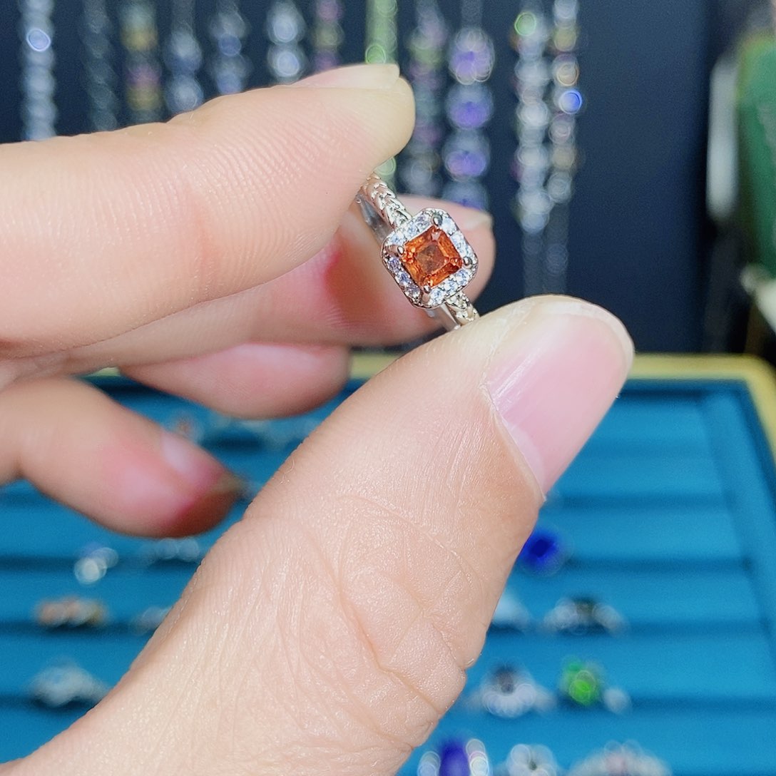 紫晶珠宝半成品银S925镶嵌