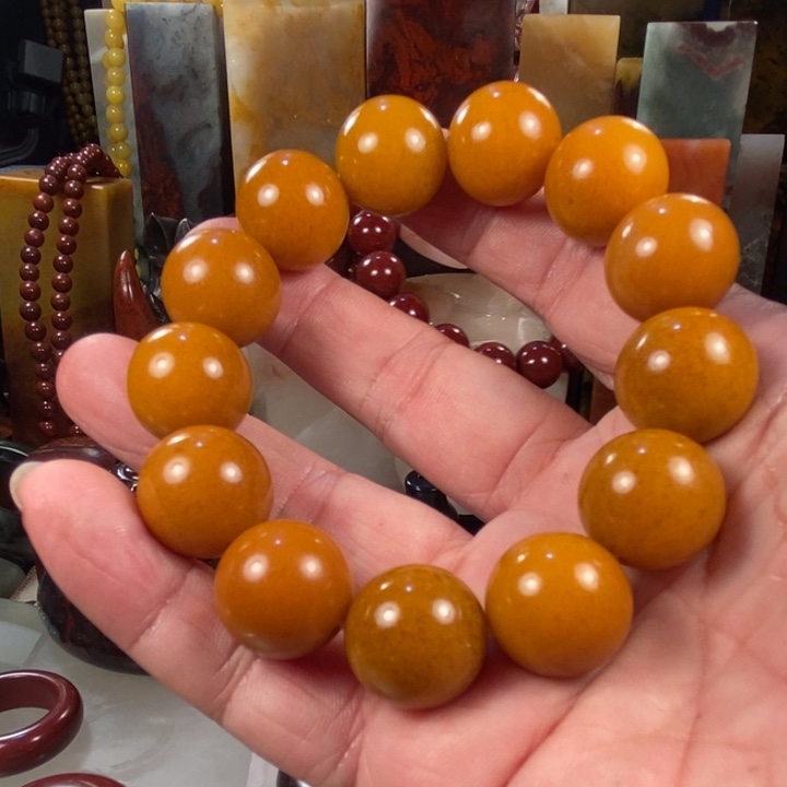 石英质玉手串未镶嵌冷**声