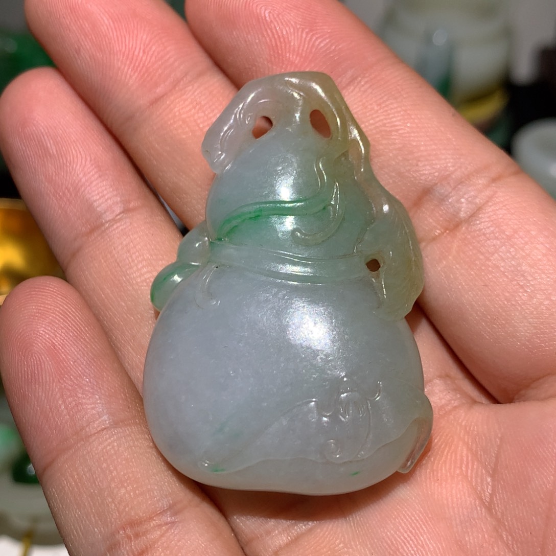 未镶嵌挂件翡翠翡翠福寿双全