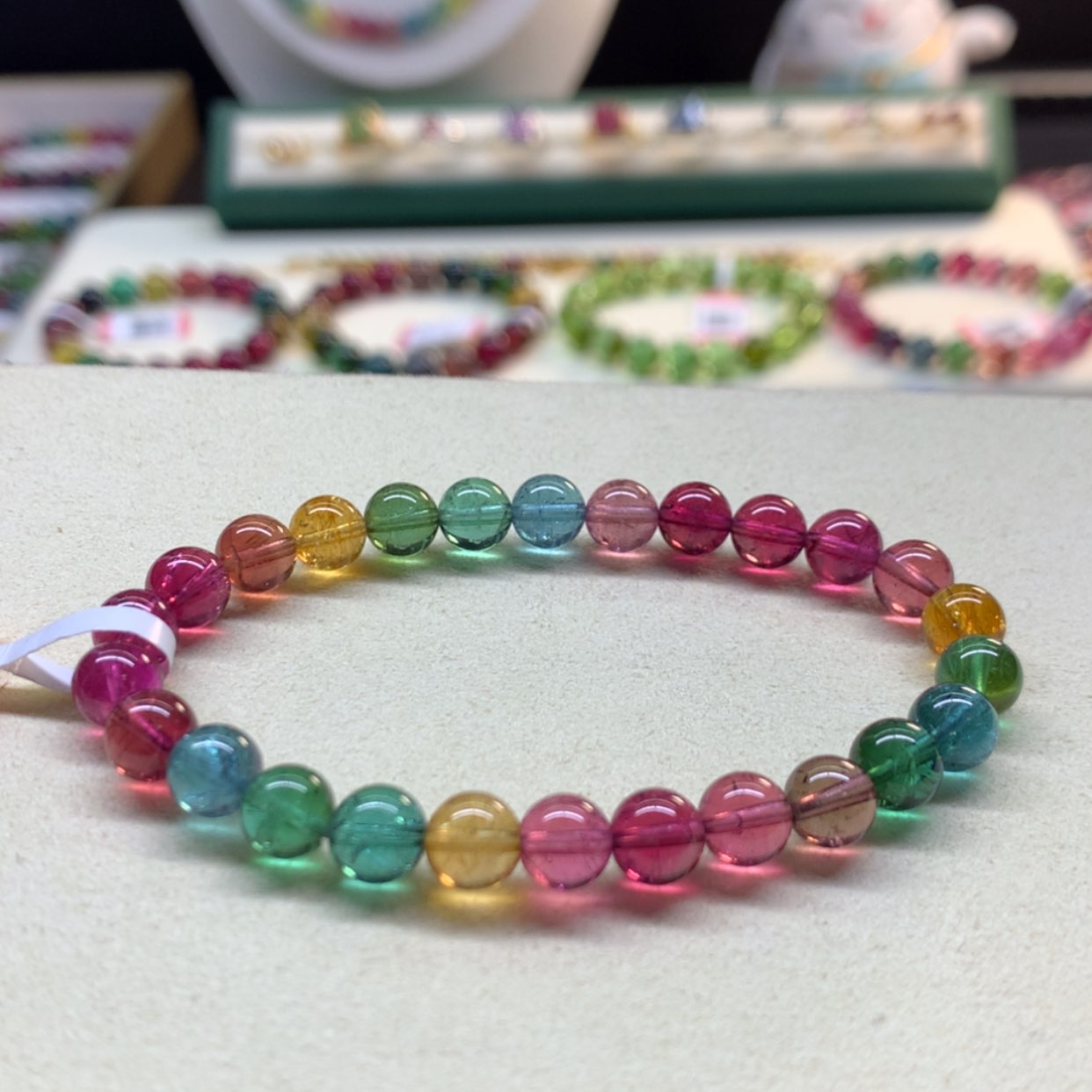 【闪购商品】碧玺手串未镶嵌碧玺6.8mm