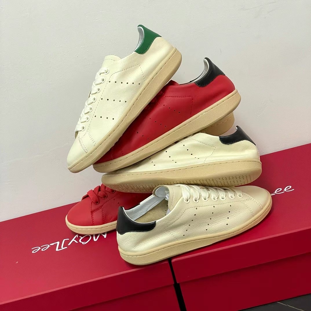 春季鞋子潮鞋专业滑板鞋红色翻毛皮低帮