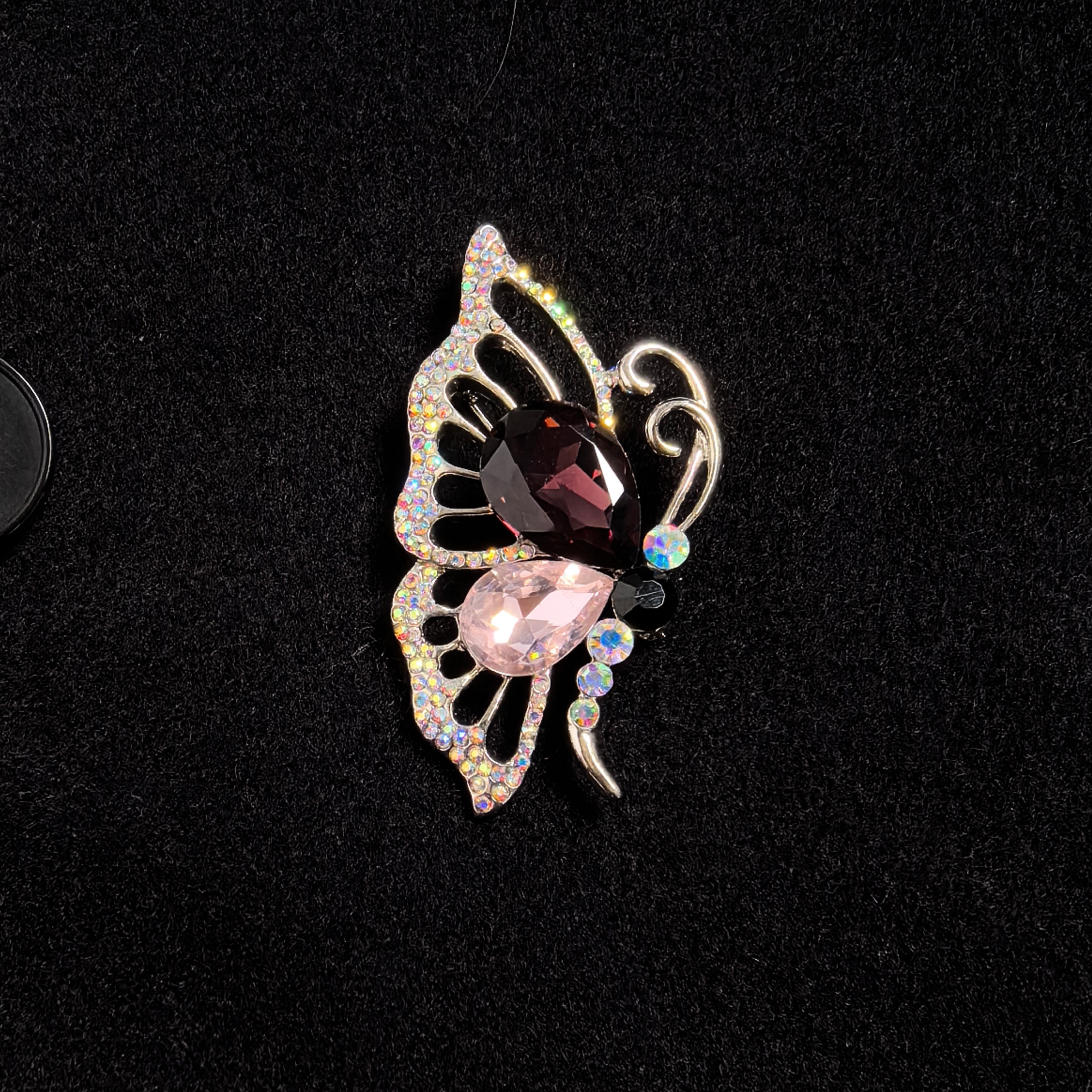 手工定制-高奢满钻蝴蝶饰品