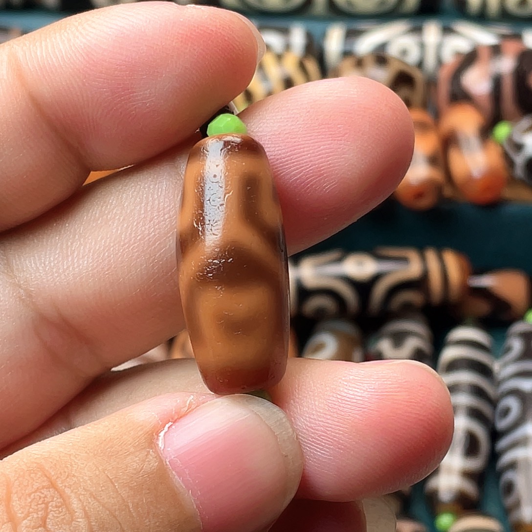 玛瑙/玉髓未镶嵌颈饰小卢龟甲莲心