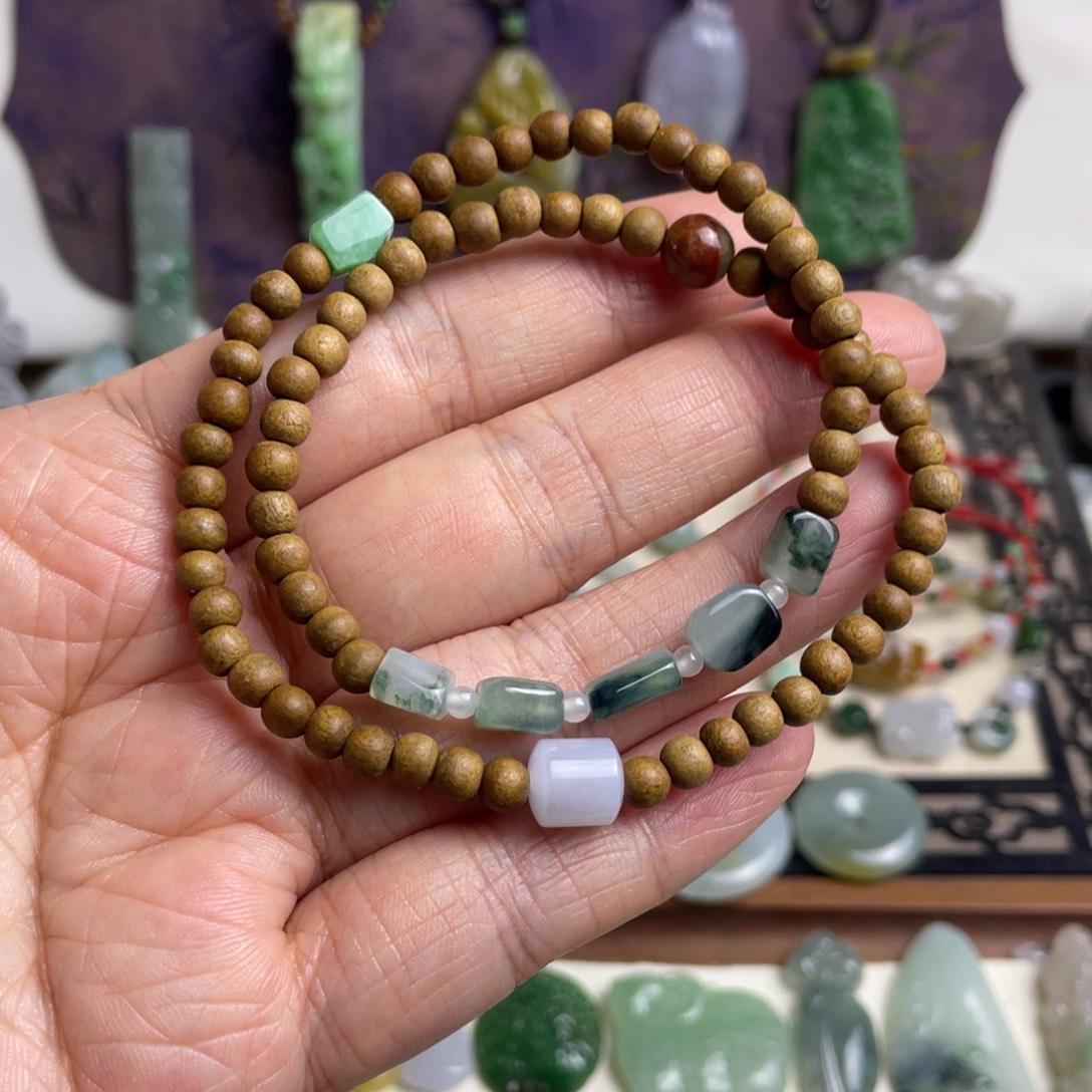 翡翠未镶嵌手链特价手链