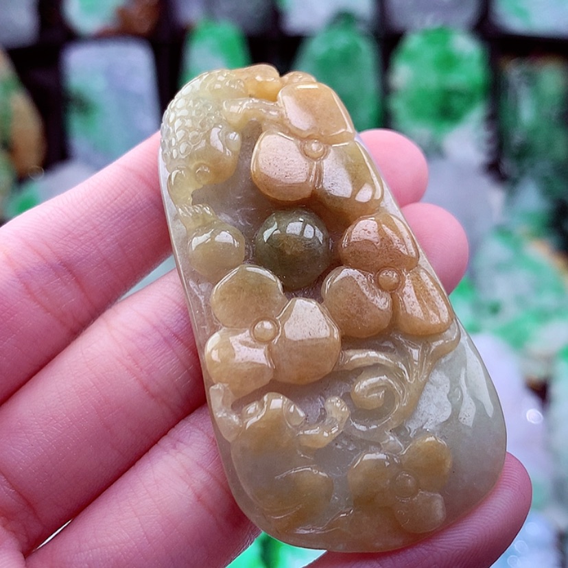 【闪购商品】翡翠颈饰未镶嵌挂件