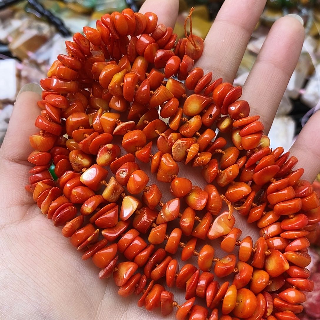 玛瑙/玉髓未镶嵌珠宝半成品三姑娘一条