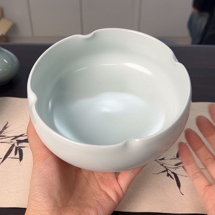 龙泉云间青瓷小米茶器