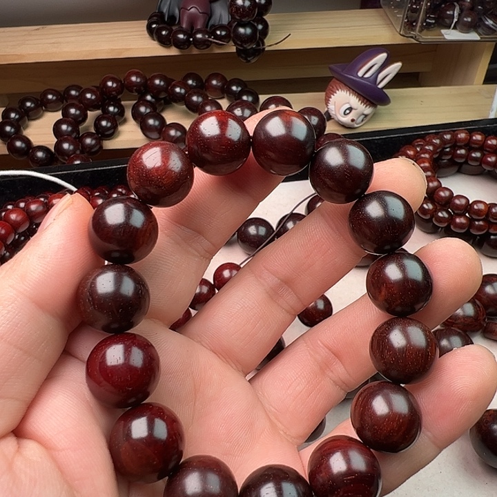 手串/手链小叶紫檀1.5高油密泥料