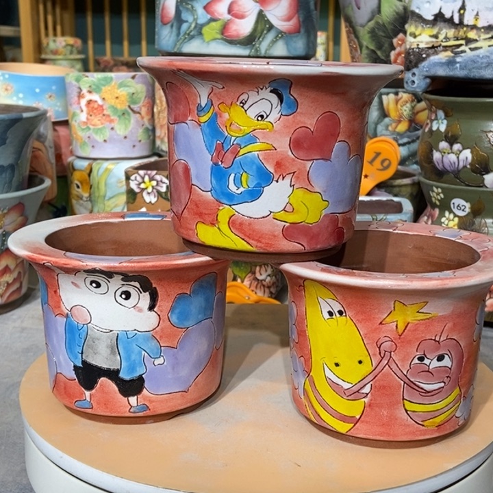 红陶景德镇艺术手绘作品