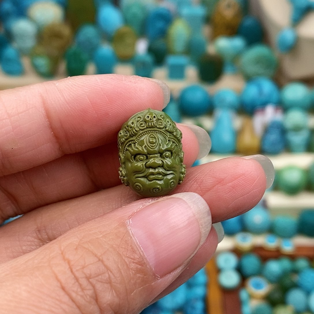 绿松石珠宝奇石未镶嵌